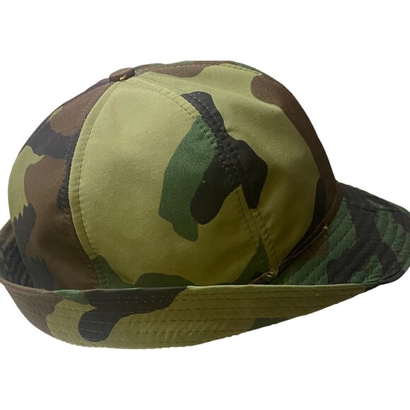VINTAGE Jones Hat Cap Fitted Mens Camouflage Gore Tex Thinsulate Bucket  90s - Picture 2 of 8